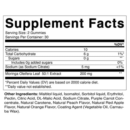 Irish Sea Moss Gummies - 3000 Mg - 60 Vegan Gummies - Made with Bladderwrack & Burdock Root - Seamoss Supplement for Thyroid, Energy, Immune Support