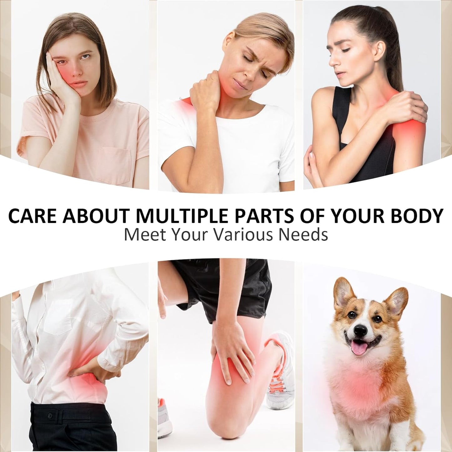 Red Light Therapy for Body, 940&850&660Nm 180Leds Infrared Light Therapy Device with Stand, Red Light Therapy Lamp for Leg, Back at Home