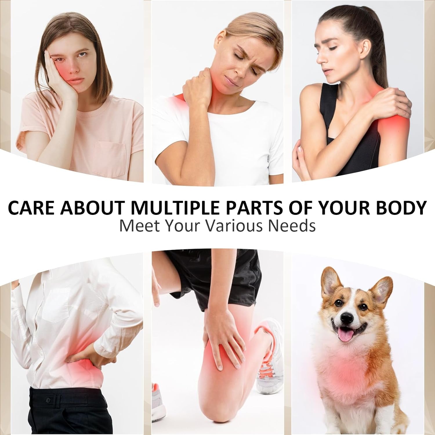 Red Light Therapy for Body, 940&850&660Nm 180Leds Infrared Light Therapy Device with Stand, Red Light Therapy Lamp for Leg, Back at Home