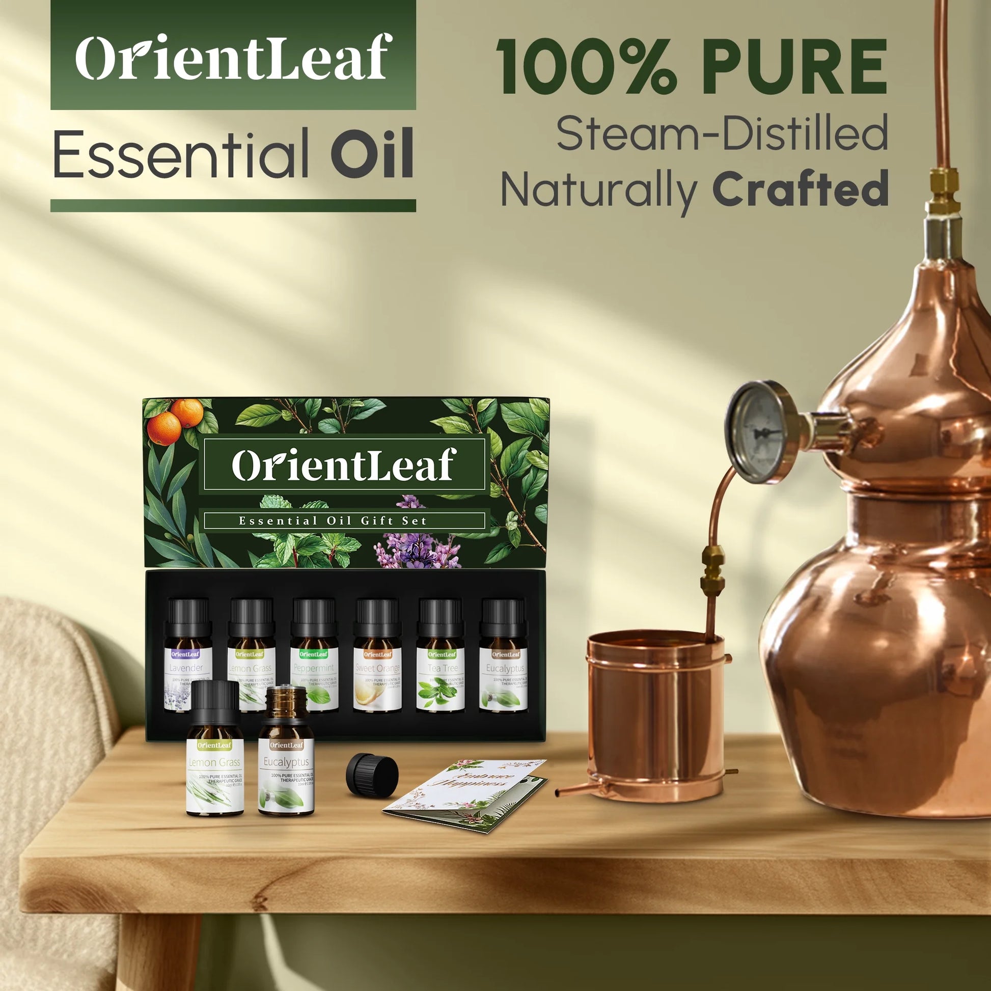 100% Pure Essential Oils Set, Aromatherapy Blended Scents Variety Essential Oils Gift Set for Diffusers, Massage, Sleep, Perfect Mother'S Day Gifts for Her