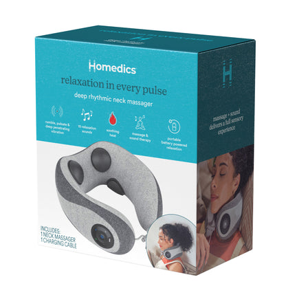 Portable Neck Massager with Music & Vibration